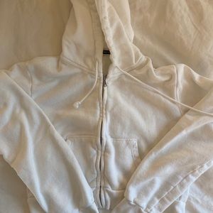 Brandy Melville white cropped sweater